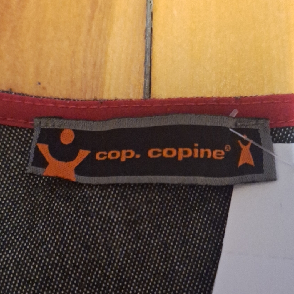 Cop.Copine Asymmetrical Skirt with Gray and Plaid Design - Picture 2 of 8